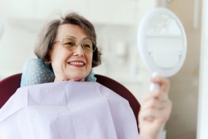what does a partial denture look like results